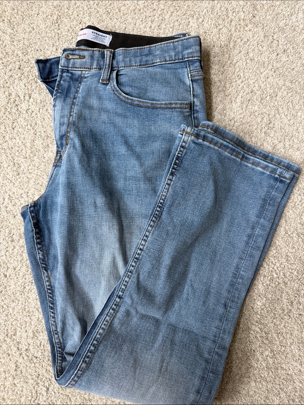 Old Navy Light Blue Straight Men's Jeans (34x30)